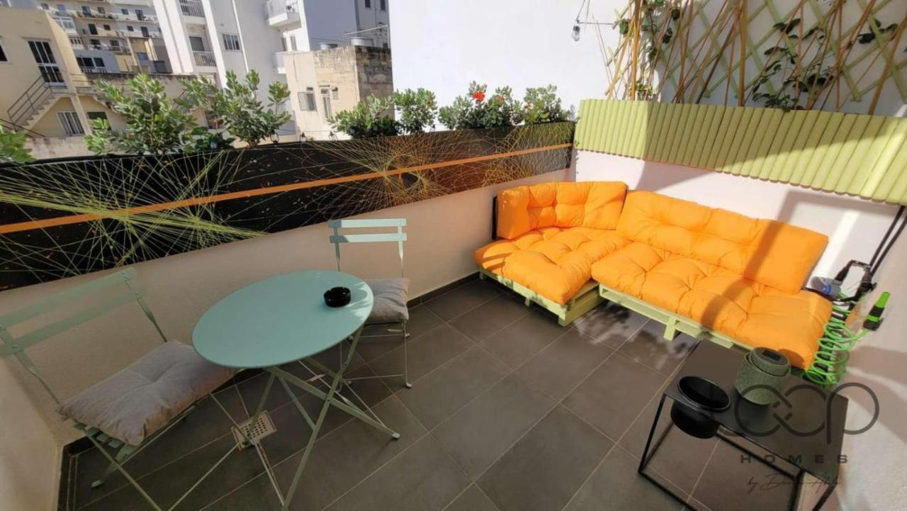 Modern - 50 M From Sea - Free Wi-Fi - Super Cool - Terrace - Fully Air-Conditioned St. Paul's Bay Exterior foto