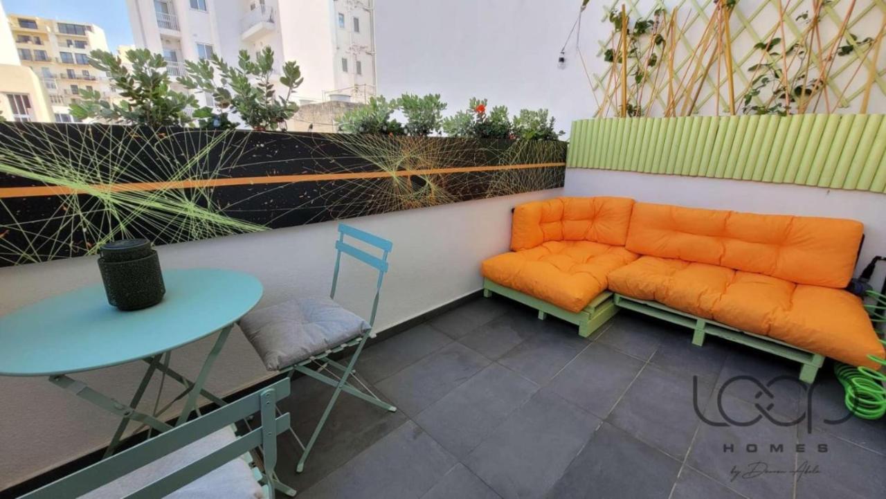 Modern - 50 M From Sea - Free Wi-Fi - Super Cool - Terrace - Fully Air-Conditioned St. Paul's Bay Exterior foto